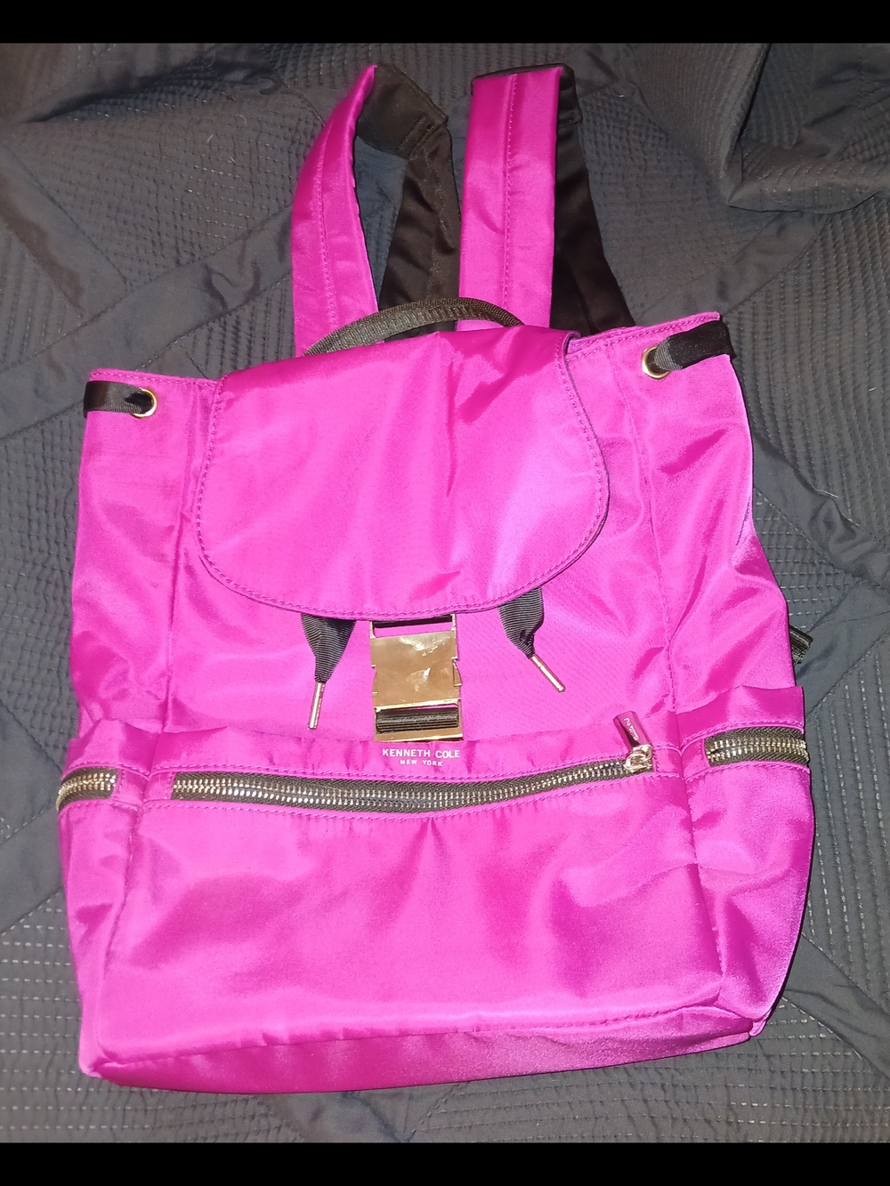 Kenneth Cole Pink Nylon Backpack